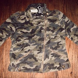 Cropped Camo Jacket